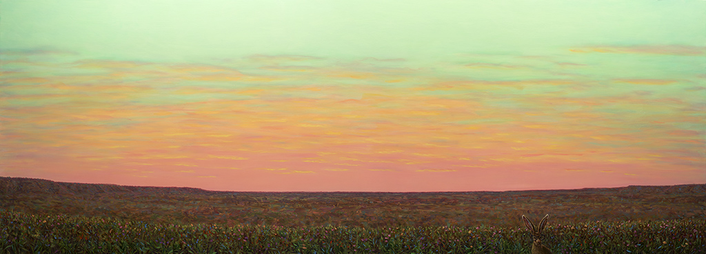 Caprock Sunrise with Bunny Holly